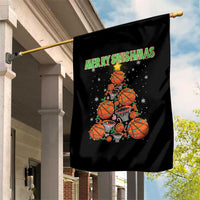 Christmas Basketball Merry Swishmas Garden Flag Basketball Xmas Tree - Wonder Print Shop
