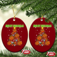 Christmas Basketball Merry Swishmas Ceramic Ornament Basketball Xmas Tree - Wonder Print Shop