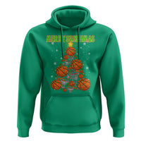 Christmas Basketball Merry Swishmas Hoodie Basketball Xmas Tree - Wonder Print Shop