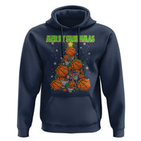 Christmas Basketball Merry Swishmas Hoodie Basketball Xmas Tree - Wonder Print Shop