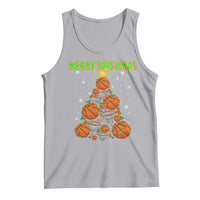 Christmas Basketball Merry Swishmas Tank Top Basketball Xmas Tree - Wonder Print Shop