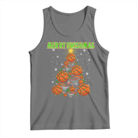 Christmas Basketball Merry Swishmas Tank Top Basketball Xmas Tree - Wonder Print Shop
