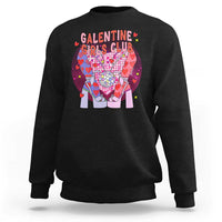 Funny Galentine Girls Club Sweatshirt Galentine's Day Chunky Heels Platform