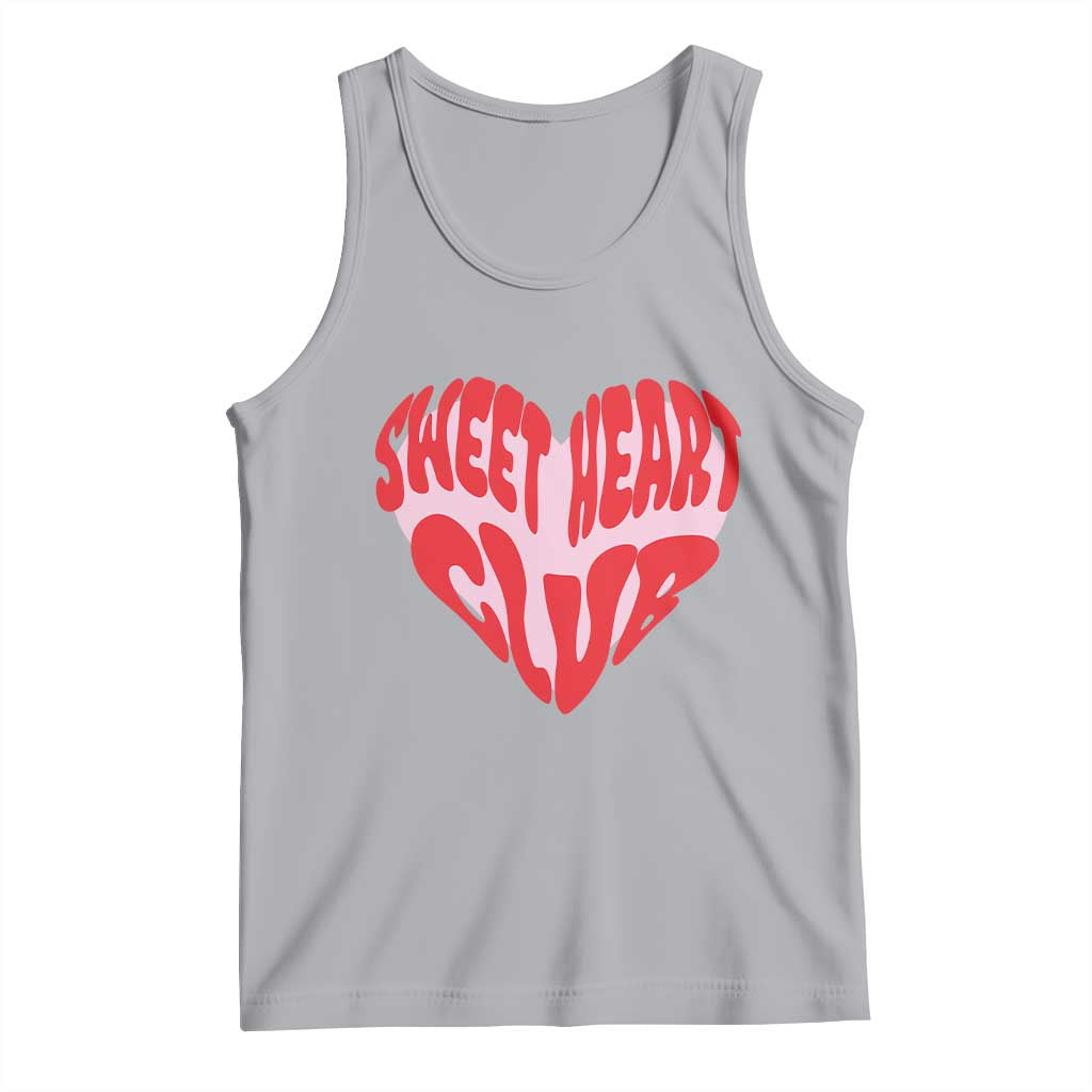 Funny Valentine's Day Sweet Heart Club Tank Top