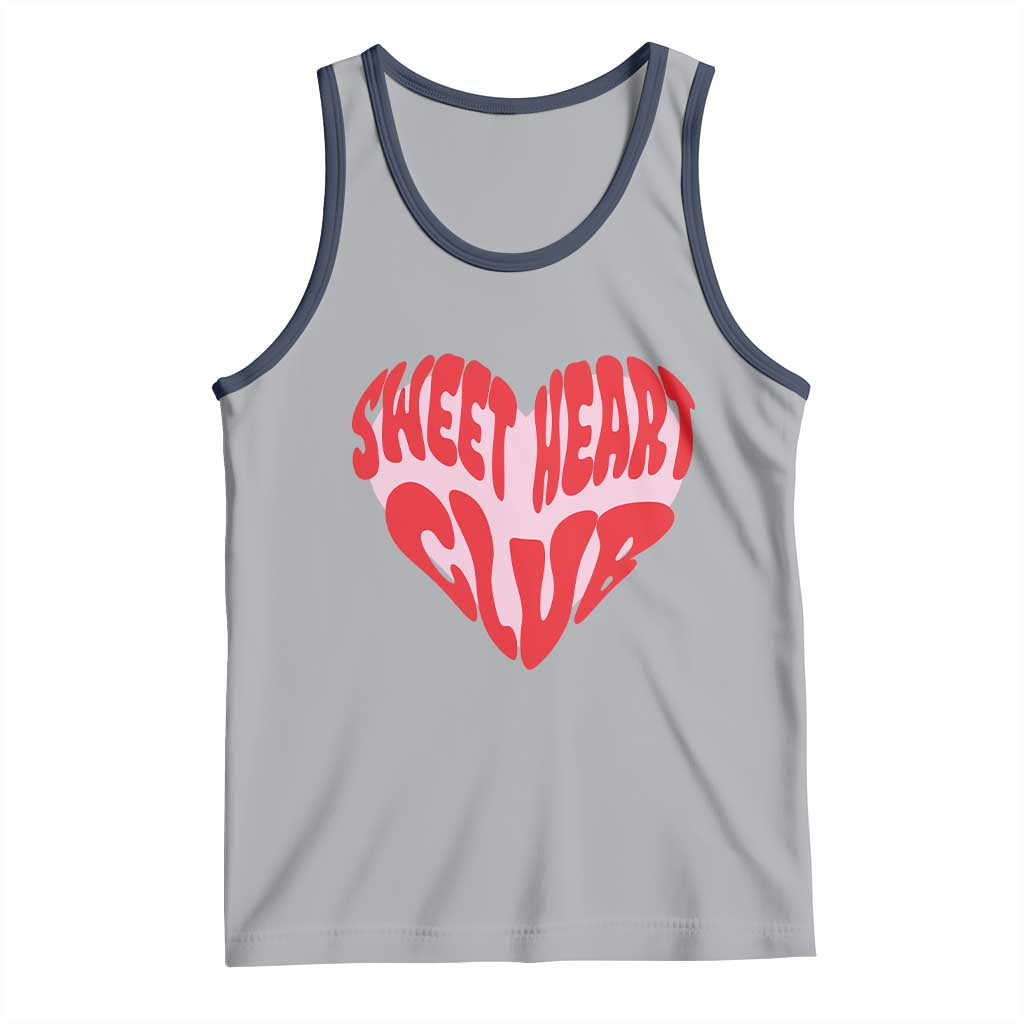 Funny Valentine's Day Sweet Heart Club Tank Top