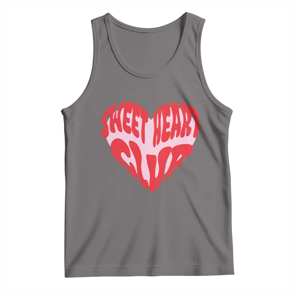 Funny Valentine's Day Sweet Heart Club Tank Top