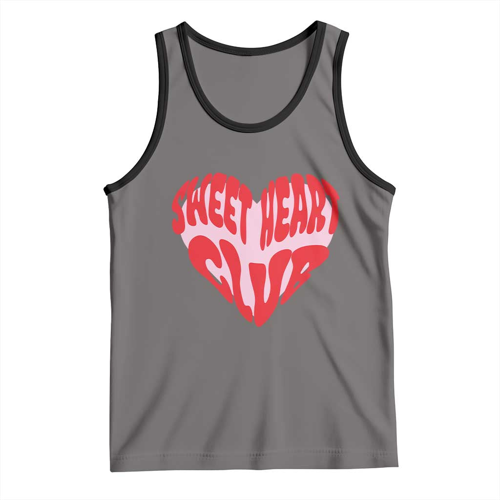 Funny Valentine's Day Sweet Heart Club Tank Top