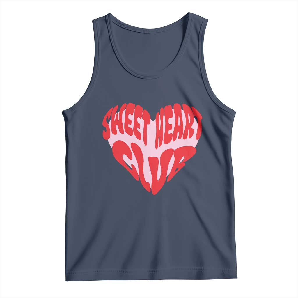 Funny Valentine's Day Sweet Heart Club Tank Top
