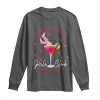 Funny Galentine's Day Long Sleeve Shirt Galentine Girls Club Ladies Celebrating Ladies