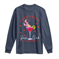 Funny Galentine's Day Long Sleeve Shirt Galentine Girls Club Ladies Celebrating Ladies