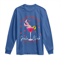 Funny Galentine's Day Long Sleeve Shirt Galentine Girls Club Ladies Celebrating Ladies
