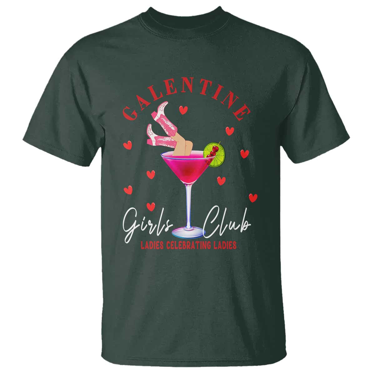 Funny Galentine's Day T Shirt Galentine Girls Club Ladies Celebrating Ladies