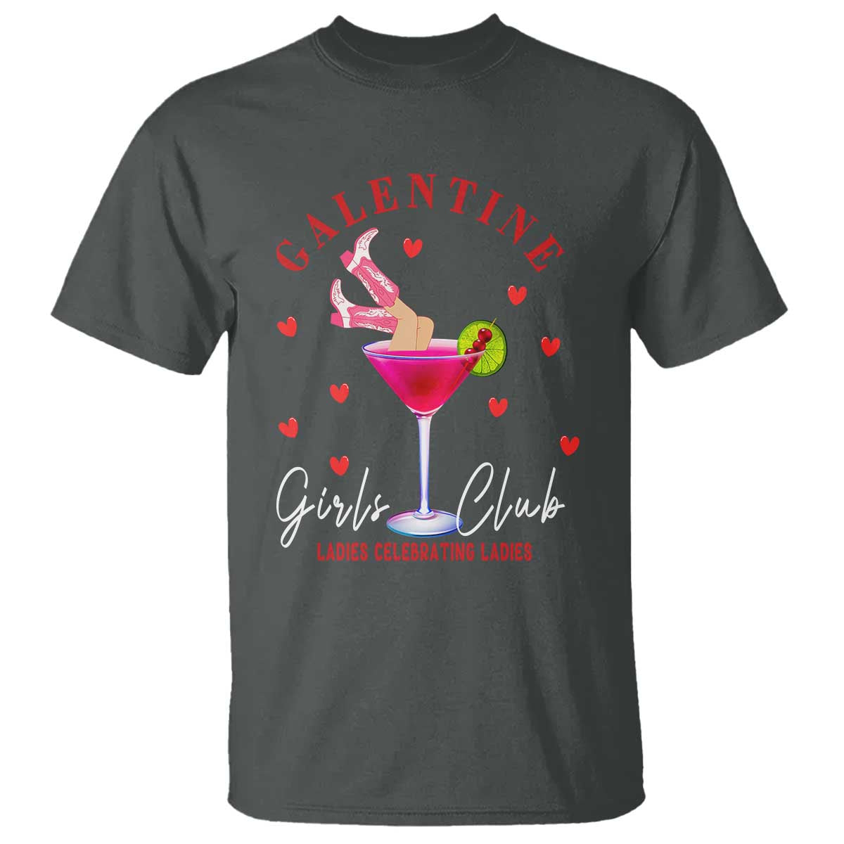 Funny Galentine's Day T Shirt Galentine Girls Club Ladies Celebrating Ladies