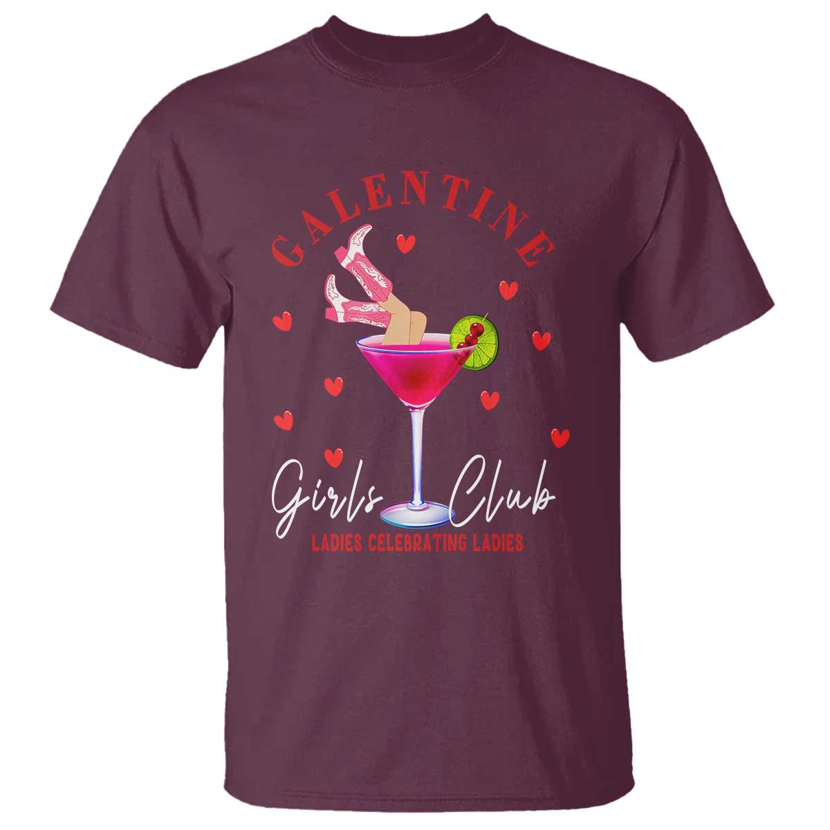 Funny Galentine's Day T Shirt Galentine Girls Club Ladies Celebrating Ladies