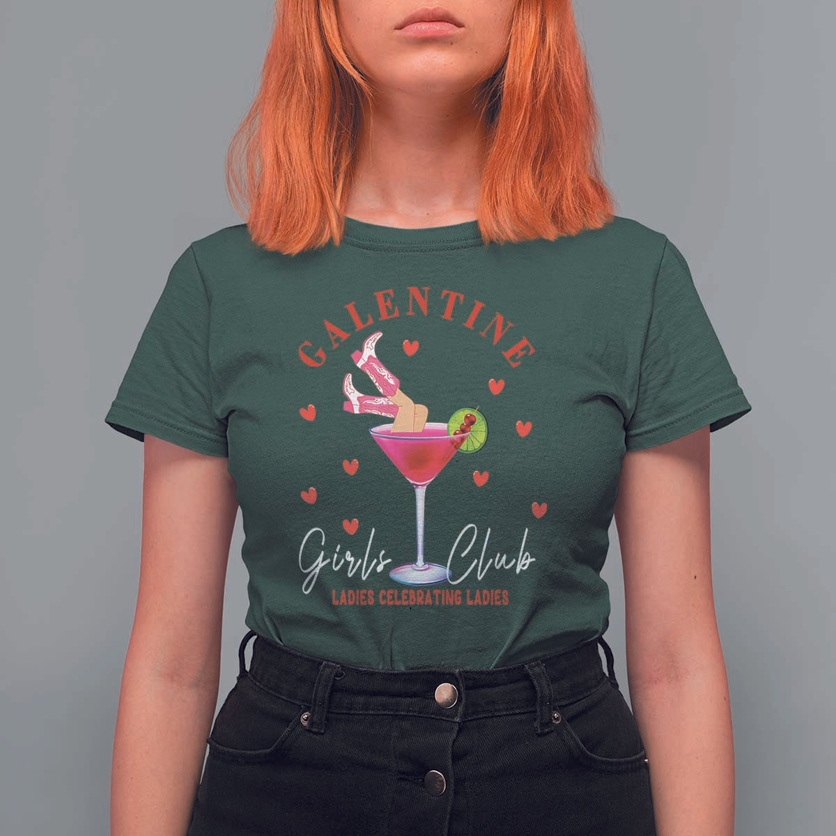 Funny Galentine's Day T Shirt For Women Galentine Girls Club Ladies Celebrating Ladies