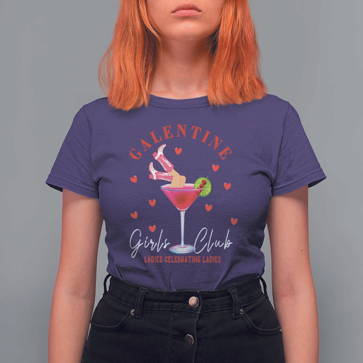 Funny Galentine's Day T Shirt For Women Galentine Girls Club Ladies Celebrating Ladies