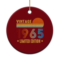 Funny Birthday Ceramic Ornament Vintage 1965 Limited Edition Bday Party - Wonder Print Shop