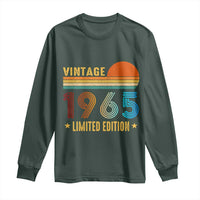Funny Birthday Long Sleeve Shirt Vintage 1965 Limited Edition Bday Party