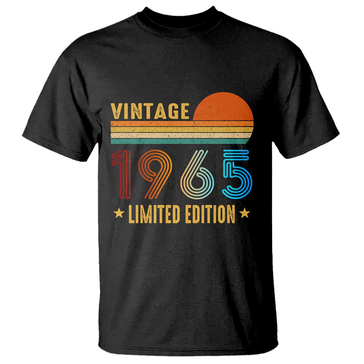 Funny Birthday T Shirt Vintage 1965 Limited Edition Bday Party