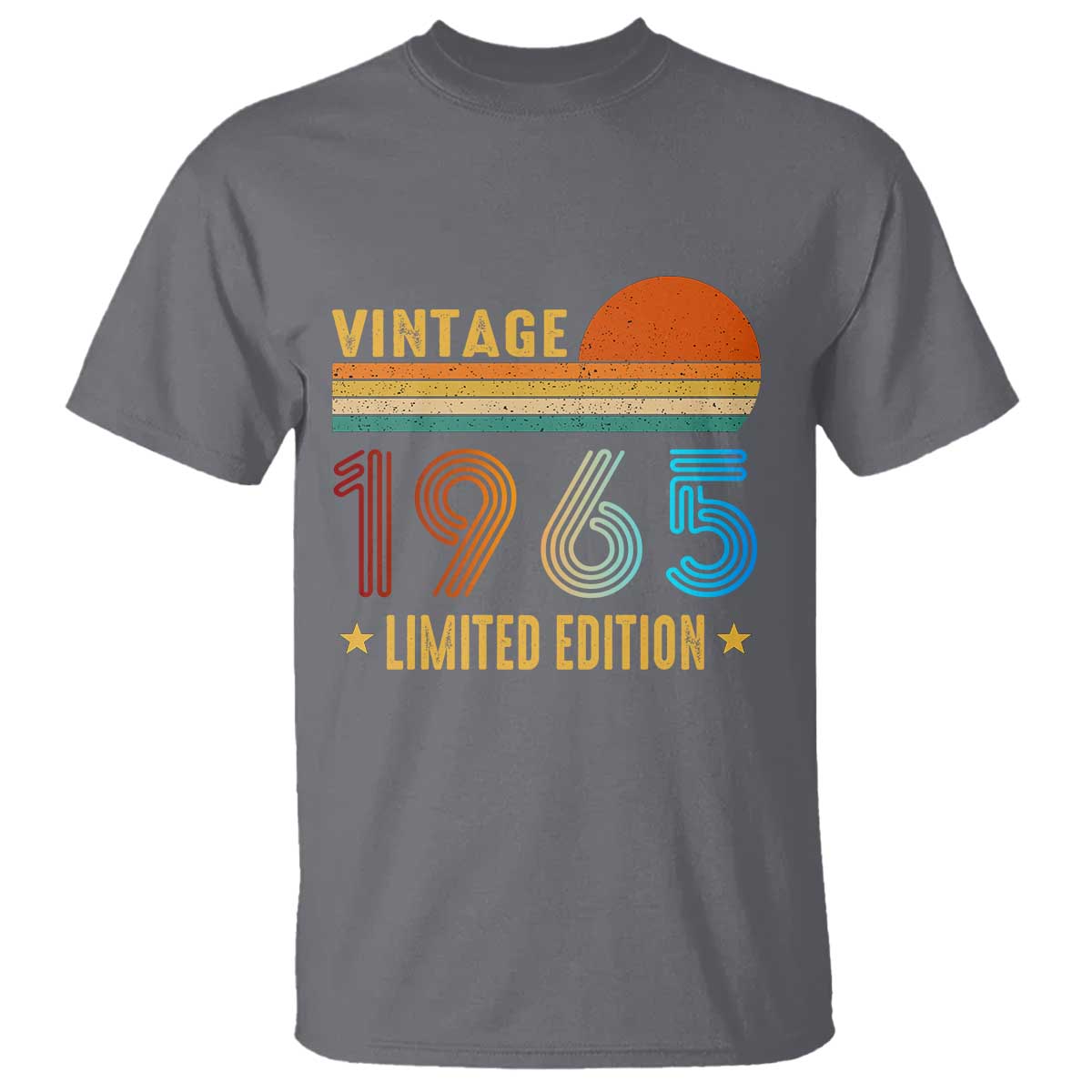 Funny Birthday T Shirt Vintage 1965 Limited Edition Bday Party