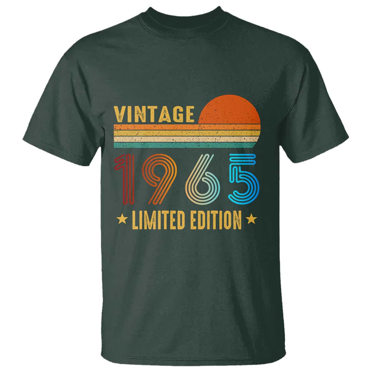 Funny Birthday T Shirt Vintage 1965 Limited Edition Bday Party