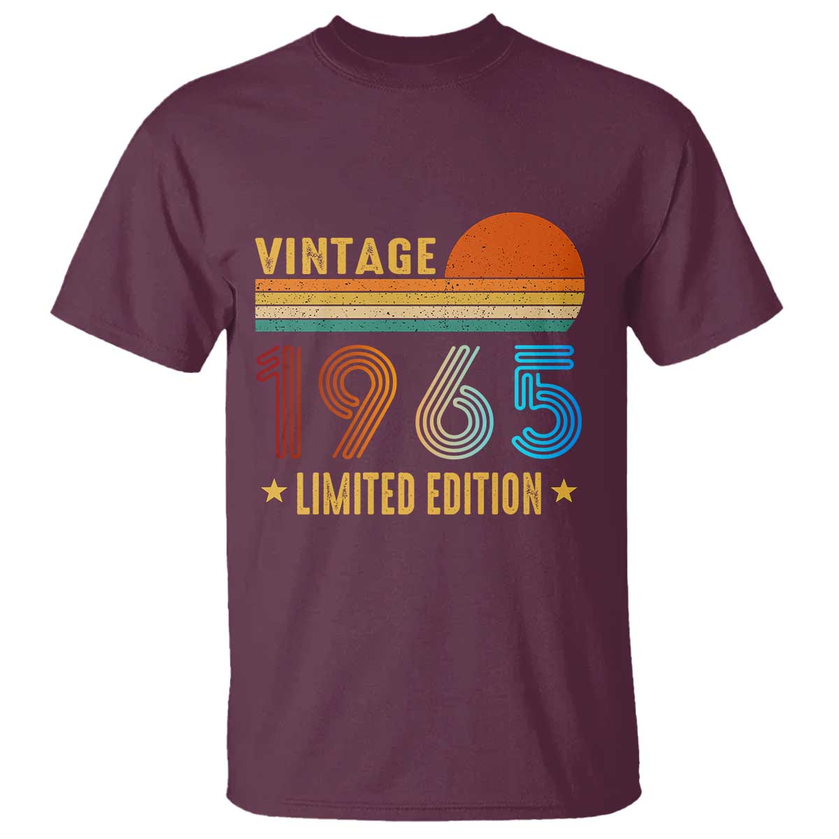 Funny Birthday T Shirt Vintage 1965 Limited Edition Bday Party