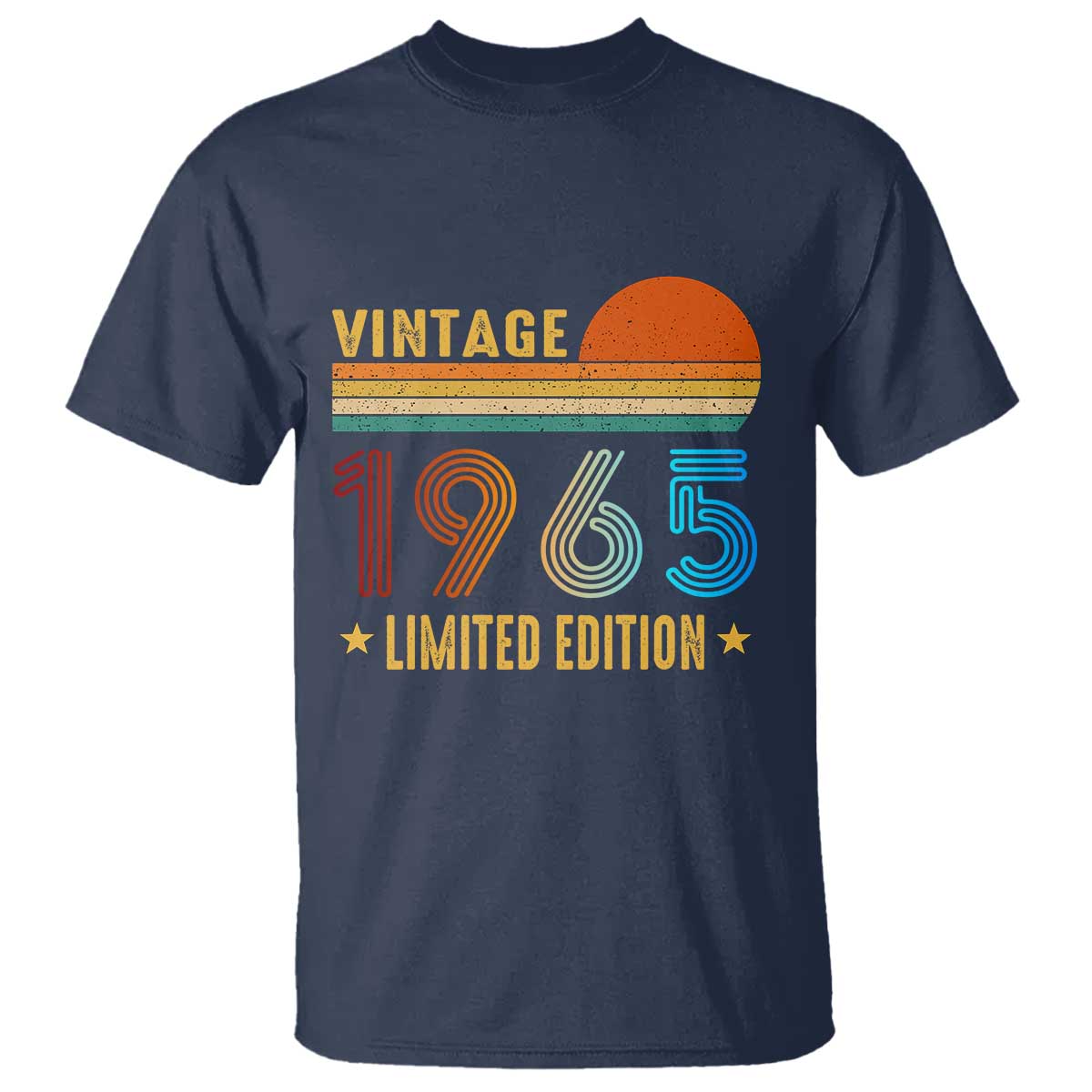 Funny Birthday T Shirt Vintage 1965 Limited Edition Bday Party