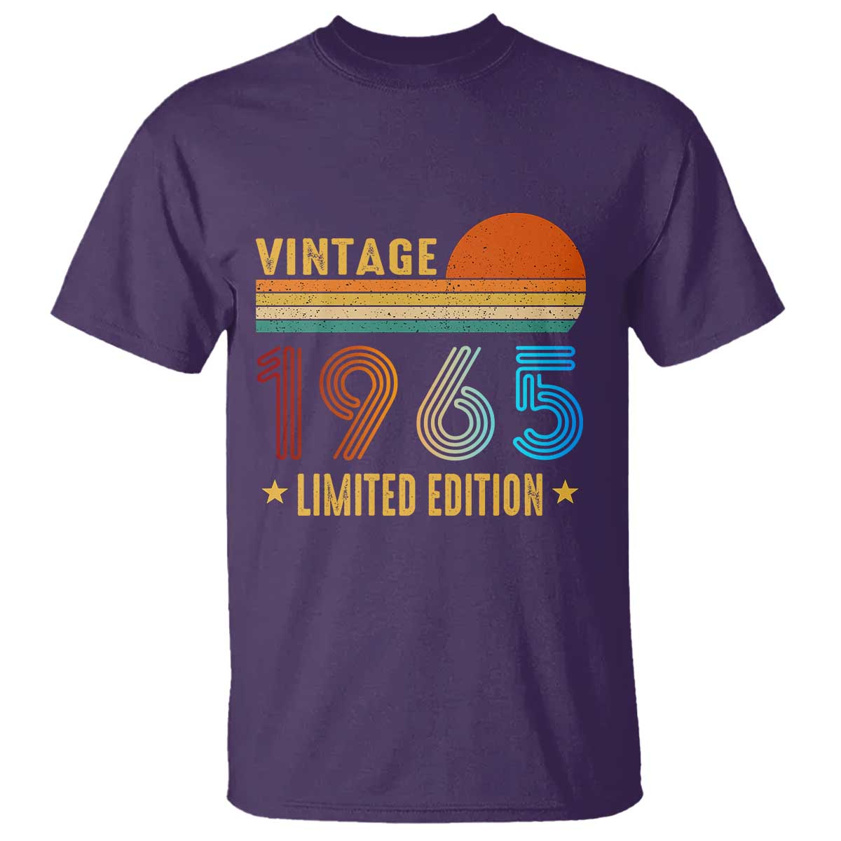 Funny Birthday T Shirt Vintage 1965 Limited Edition Bday Party