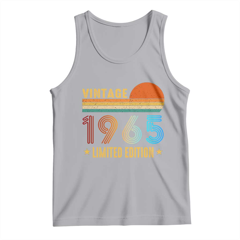 Funny Birthday Tank Top Vintage 1965 Limited Edition Bday Party