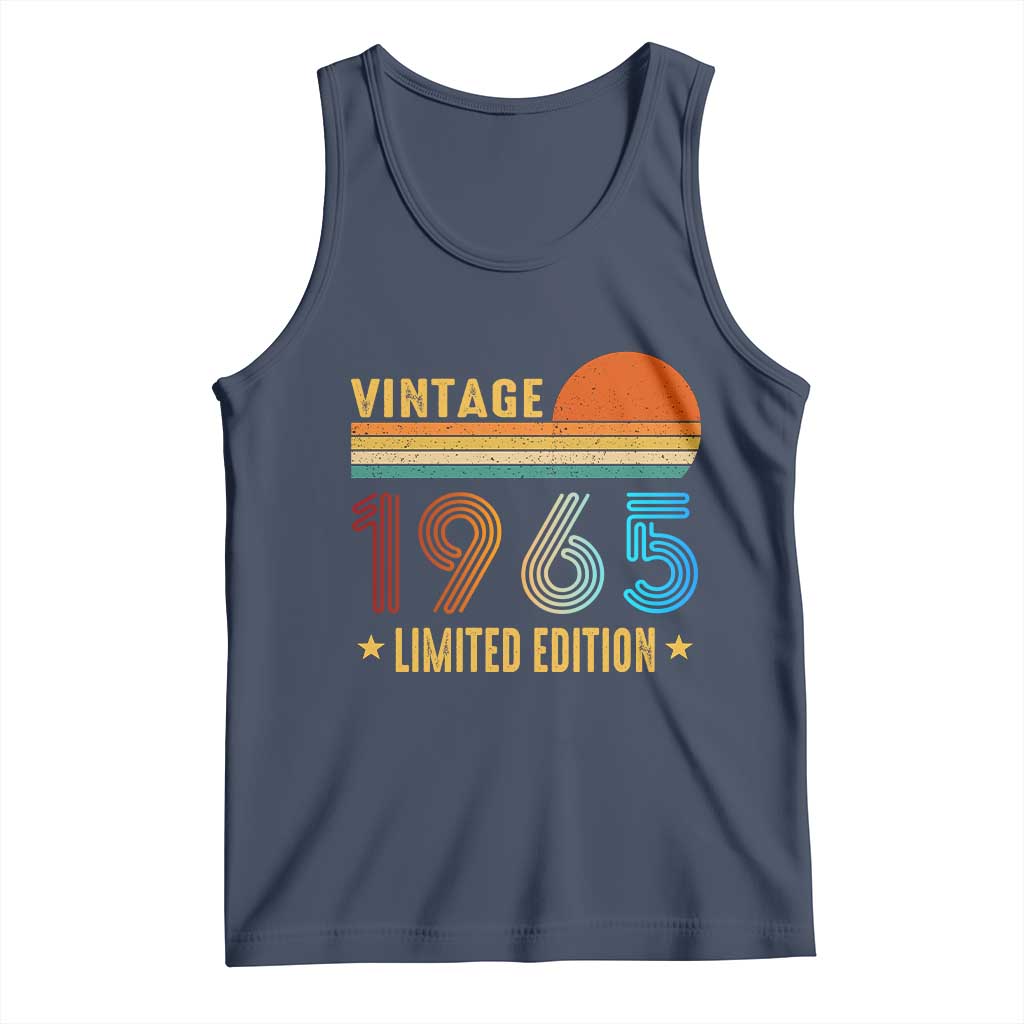Funny Birthday Tank Top Vintage 1965 Limited Edition Bday Party