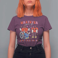 Funny Fall Physical Therapy Valentine's Day T Shirt For Women Whatever You Do Don't Fall For Me Nurse