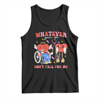 Funny Fall Physical Therapy Valentine's Day Tank Top Whatever You Do Don't Fall For Me Nurse