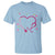 Personalized Valentine's Day Nursing T Shirt Custom Name Nurse Doctor Heart Stethoscope