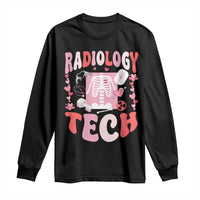 Funny Radiology Tech Valentine's Day Long Sleeve Shirt Rad Tech Nurse Xray Hearts