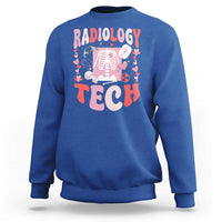Funny Radiology Tech Valentine's Day Sweatshirt Rad Tech Nurse Xray Hearts