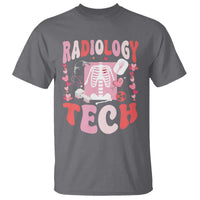 Funny Radiology Tech Valentine's Day T Shirt Rad Tech Nurse Xray Hearts
