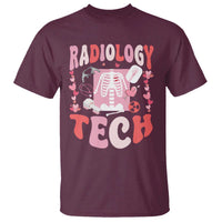 Funny Radiology Tech Valentine's Day T Shirt Rad Tech Nurse Xray Hearts