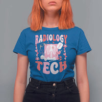 Funny Radiology Tech Valentine's Day T Shirt For Women Rad Tech Nurse Xray Hearts