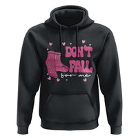 Funny Fall Physical Therapy Valentine's Day Hoodie Don't Fall For Me Fall Prevention Nurse