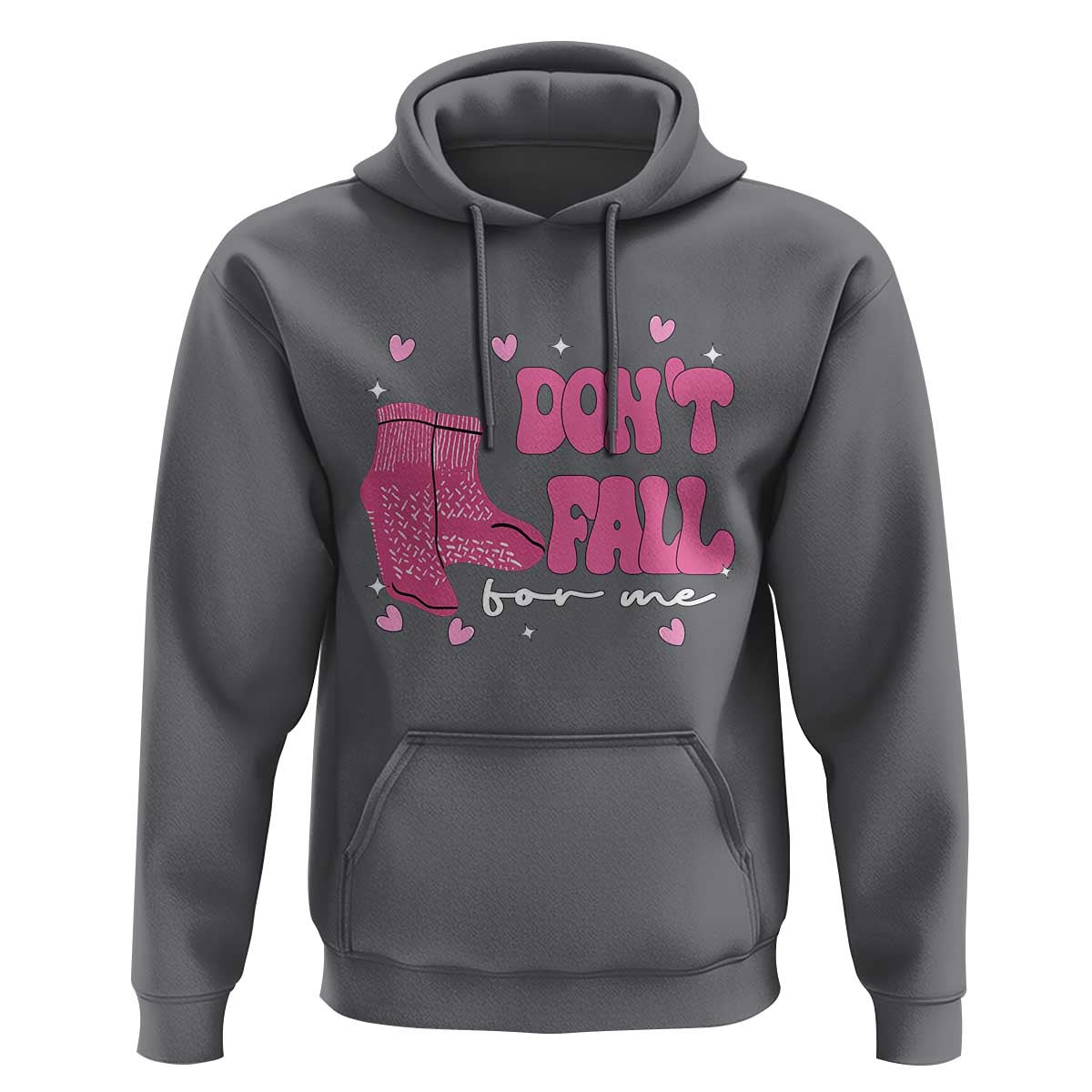 Funny Fall Physical Therapy Valentine's Day Hoodie Don't Fall For Me Fall Prevention Nurse