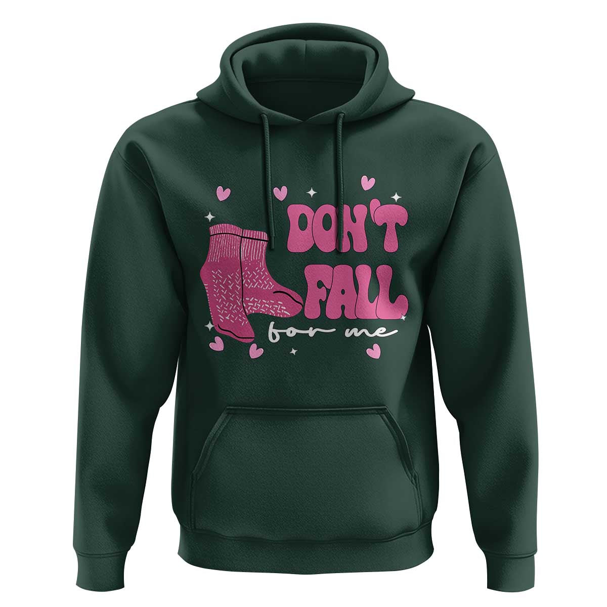 Funny Fall Physical Therapy Valentine's Day Hoodie Don't Fall For Me Fall Prevention Nurse
