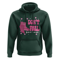 Funny Fall Physical Therapy Valentine's Day Hoodie Don't Fall For Me Fall Prevention Nurse