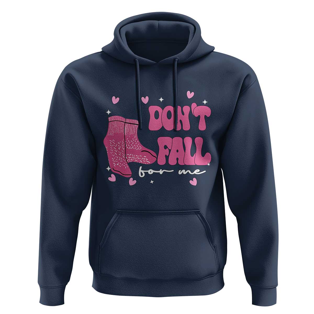 Funny Fall Physical Therapy Valentine's Day Hoodie Don't Fall For Me Fall Prevention Nurse