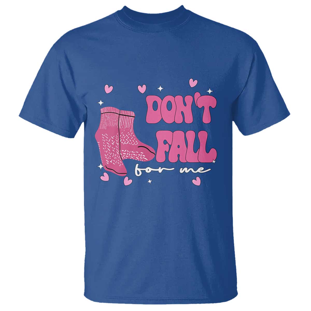 Funny Fall Physical Therapy Valentine's Day T Shirt Don't Fall For Me Fall Prevention Nurse
