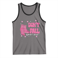 Funny Fall Physical Therapy Valentine's Day Tank Top Don't Fall For Me Fall Prevention Nurse