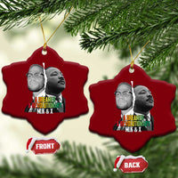 Martin Luther King Malcolm X Ceramic Ornament A Dreamer A Revolutionary Black Leaders