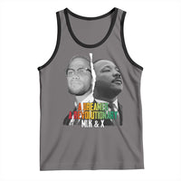 Martin Luther King Malcolm X Tank Top A Dreamer A Revolutionary Black Leaders