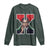 Malcolm X Black History Month Black Liberation Flag Long Sleeve Shirt