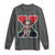 Malcolm X Black History Month Black Liberation Flag Long Sleeve Shirt