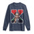 Malcolm X Black History Month Black Liberation Flag Long Sleeve Shirt